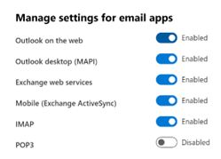 How To Enable Or Disable POP3 In Microsoft 365 Admin Center